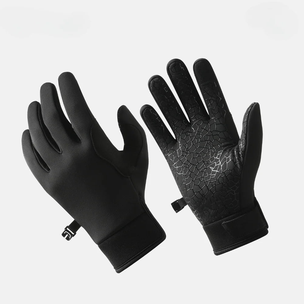 Winter Gloves Triple-Layer Insulated Touchscreen-Compatible Non-Slip Silicone Palm