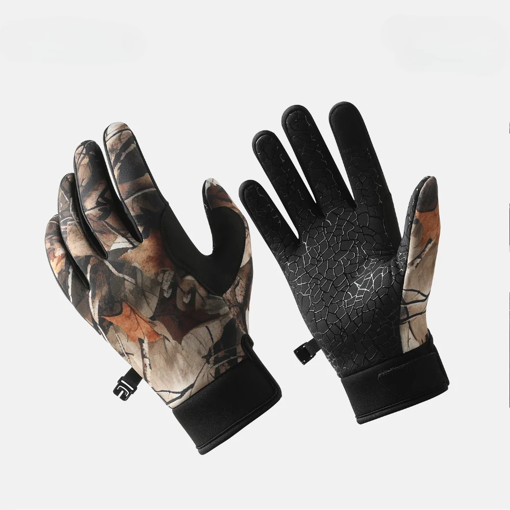 Winter Gloves Triple-Layer Insulated Touchscreen-Compatible Non-Slip Silicone Palm