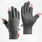 Winter Gloves Triple-Layer Insulated Touchscreen-Compatible Non-Slip Silicone Palm