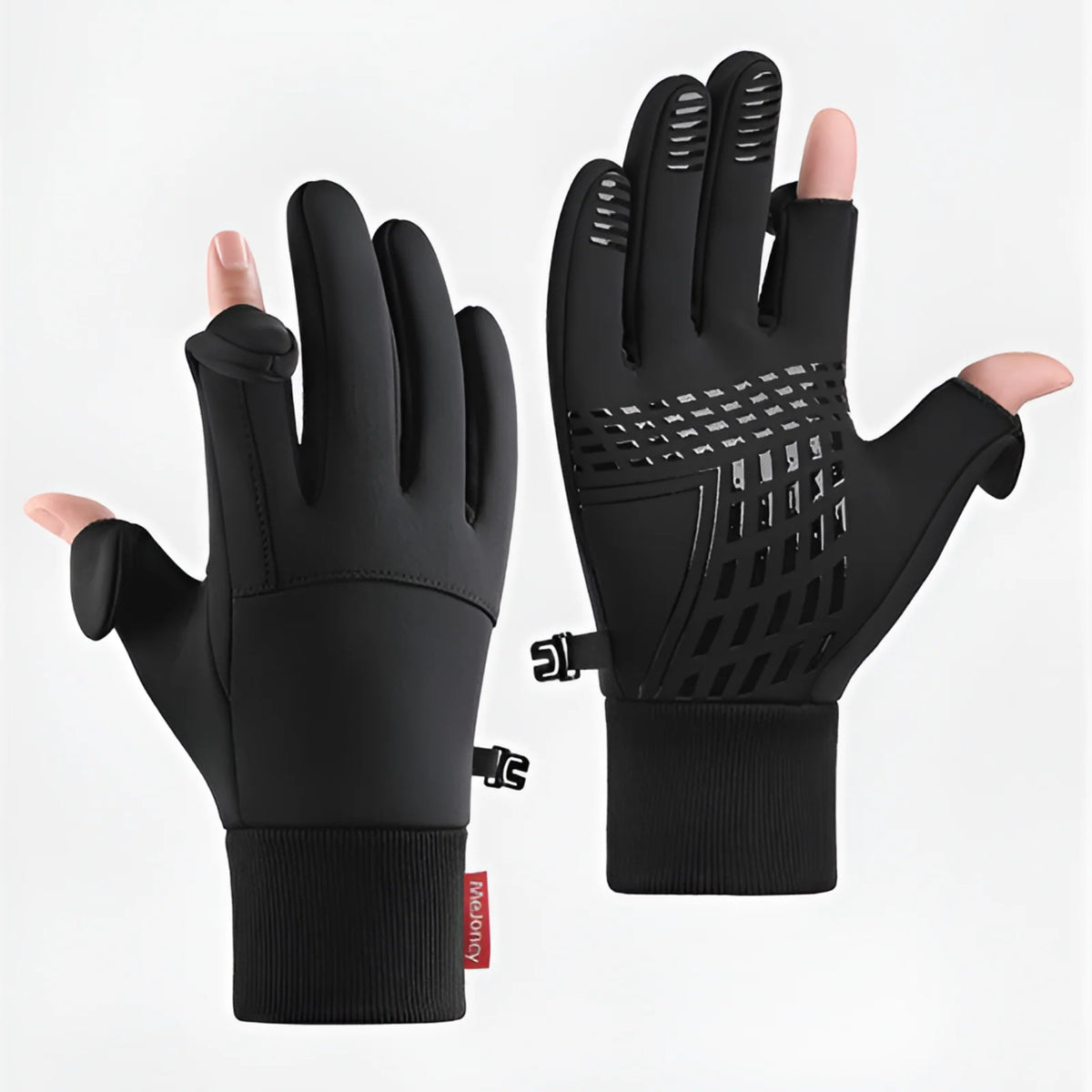 Winter Gloves Triple-Layer Insulated Touchscreen-Compatible Non-Slip Silicone Palm