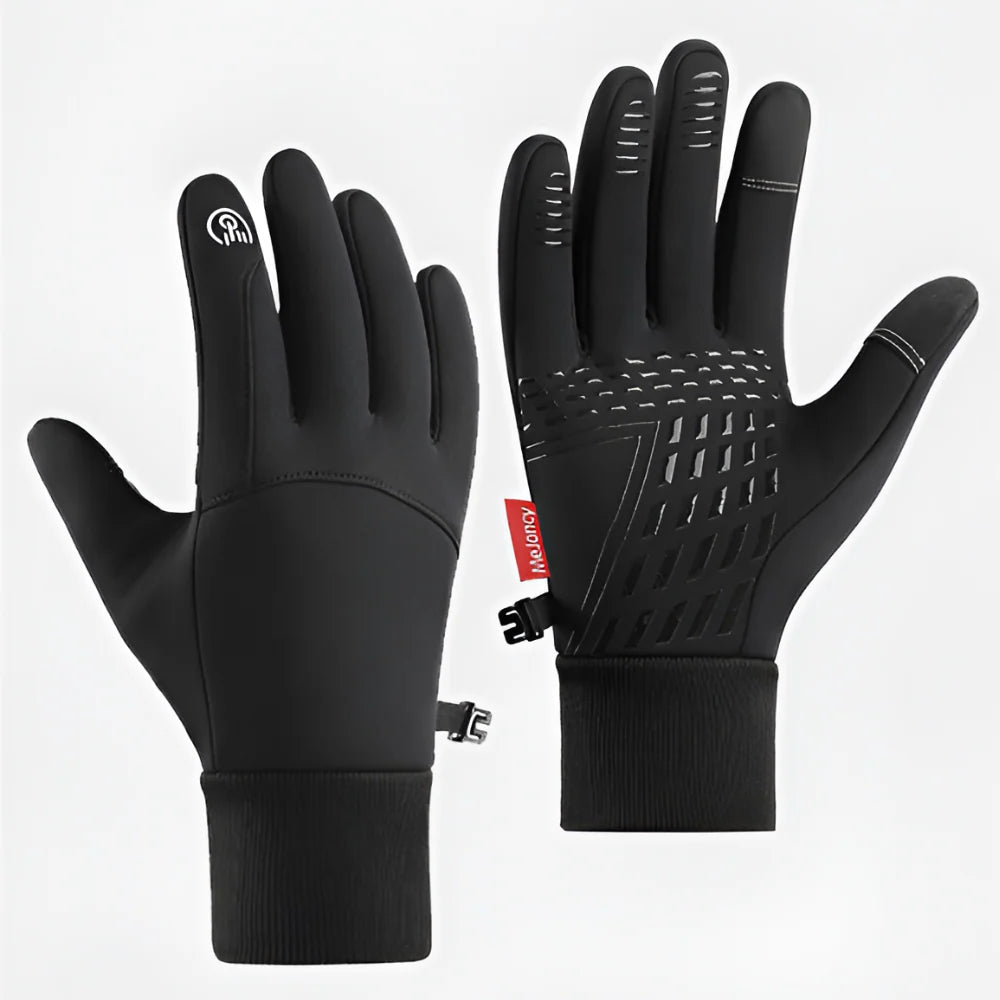Winter Gloves Triple-Layer Insulated Touchscreen-Compatible Non-Slip Silicone Palm