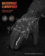 Winter Gloves Waterproof Thermal-Insulated Textured Grip