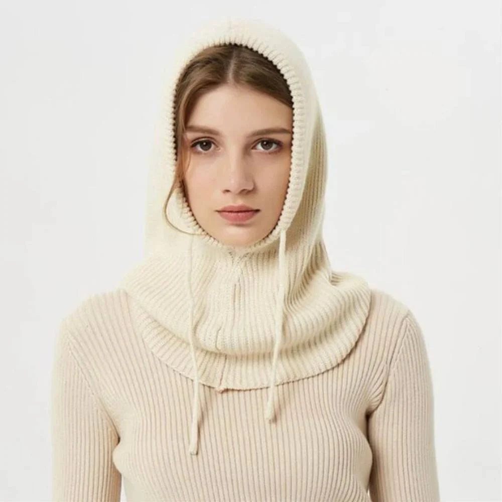 Winter Hat 100% Cashmere Lightweight Adjustable Drawstring
