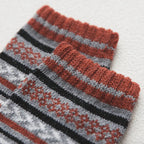 Winter Socks Wool-Cotton Double-Knit Set of 5 Pairs
