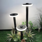 Wire-Free Rechargeable IP65 Aluminum Path Light (10–12 Hour Runtime)