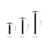 Wire-Free Rechargeable IP65 Aluminum Path Light (10–12 Hour Runtime)