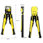 Wire Stripper & Crimper Self-Adjusting Carbon Steel Blades