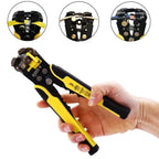 Wire Stripper & Crimper Self-Adjusting Carbon Steel Blades