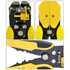 Wire Stripper & Crimper Self-Adjusting Carbon Steel Blades
