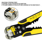 Wire Stripper & Crimper Self-Adjusting Carbon Steel Blades