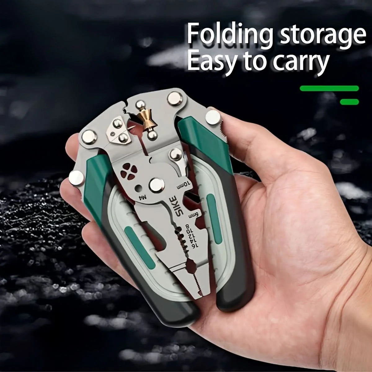 Wire Stripping Tool Foldable Multifunctional High Carbon Steel