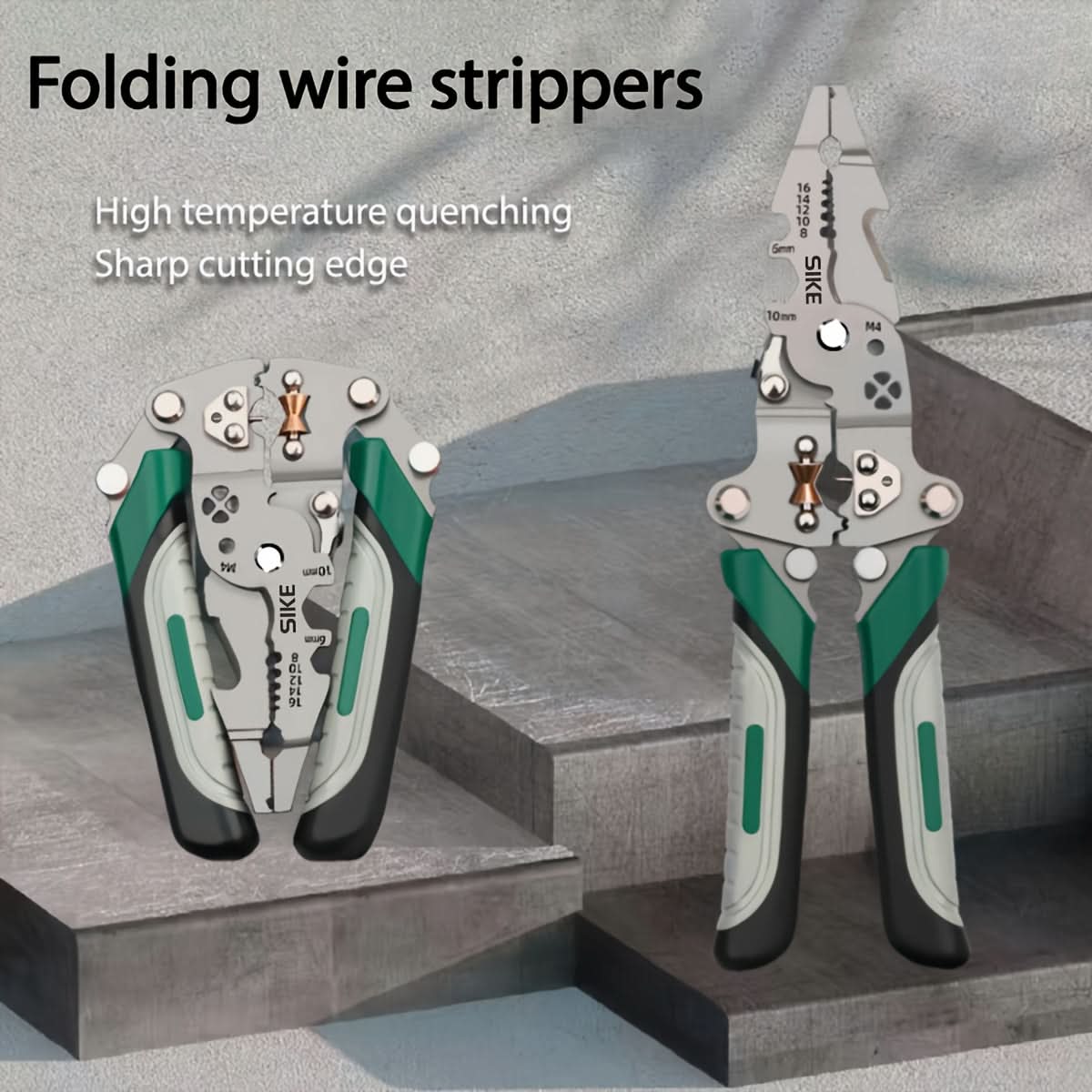 Wire Stripping Tool Foldable Multifunctional High Carbon Steel
