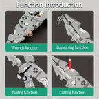 Wire Stripping Tool Foldable Multifunctional High Carbon Steel