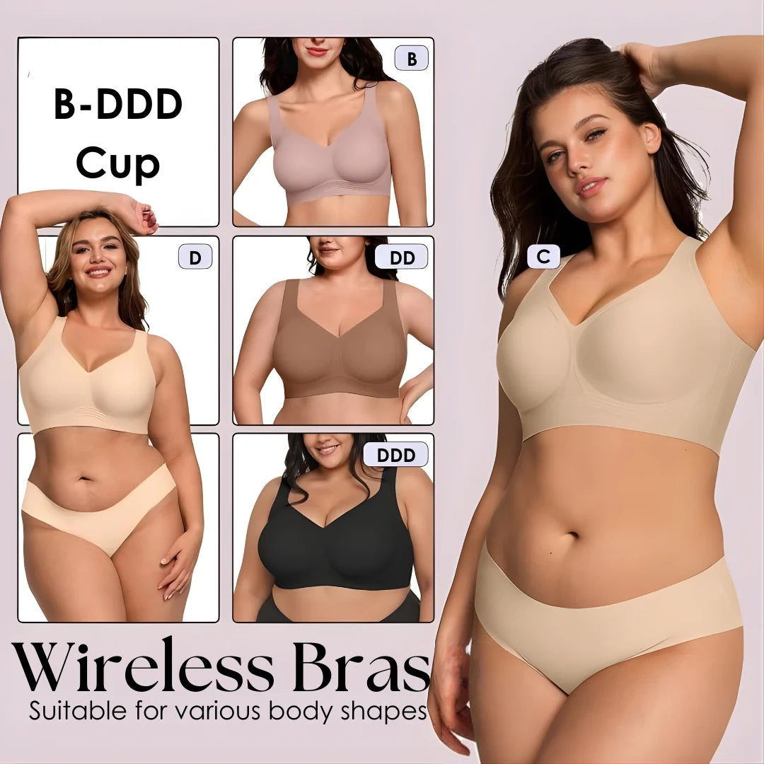 Wireless Bra Jelly Strip Support & Padded Cups