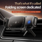 Wireless Car Phone Mount One-Touch Auto Clamp 15W Charging