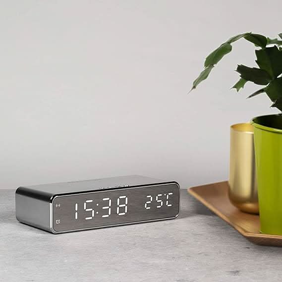 Wireless Charging LED Alarm Clock