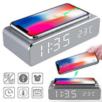 Wireless Charging LED Alarm Clock