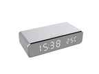 Wireless Charging LED Alarm Clock
