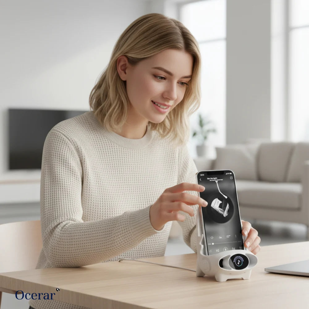 Wireless Charging Stand 15W Fast Charging Integrated Cooling