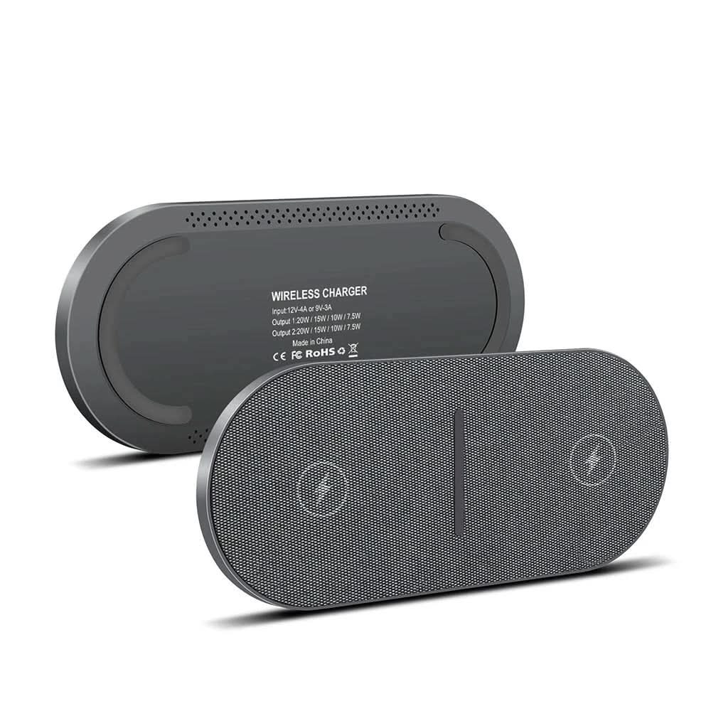 Wireless Charging Station Dual 40W Fast Charge