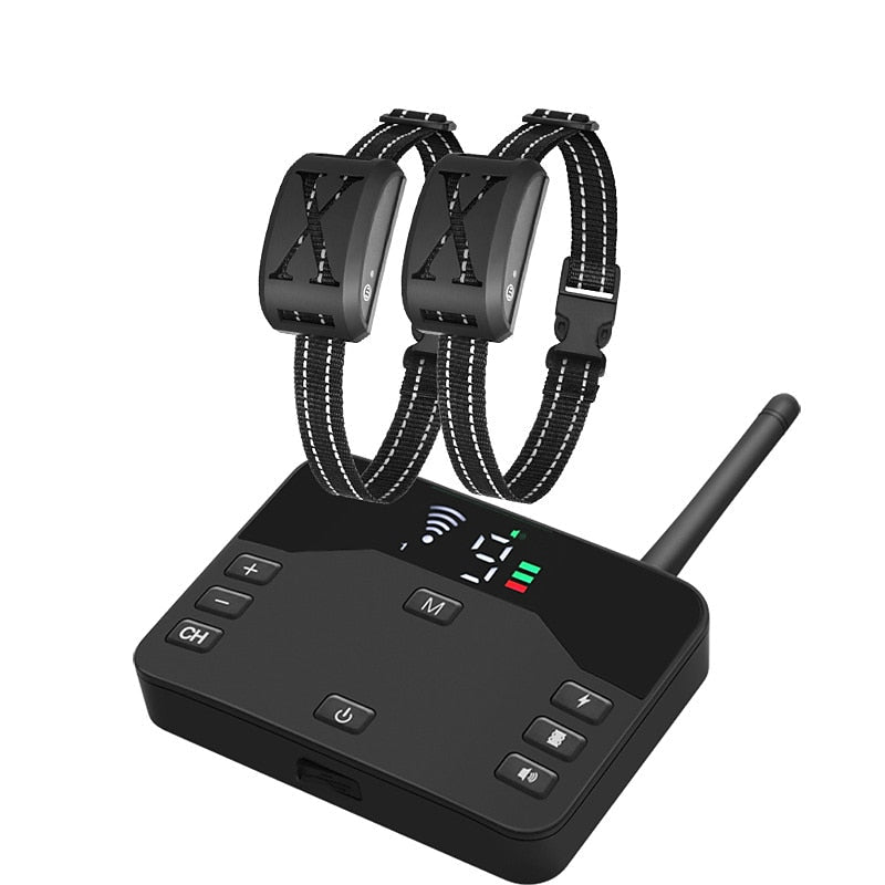 Wireless Dog Fence Sound Vibration Shock
