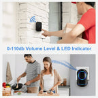 Wireless Doorbell Kit 1000 Foot Range Customizable Chimes