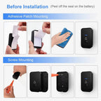 Wireless Doorbell Kit 1000 Foot Range Customizable Chimes
