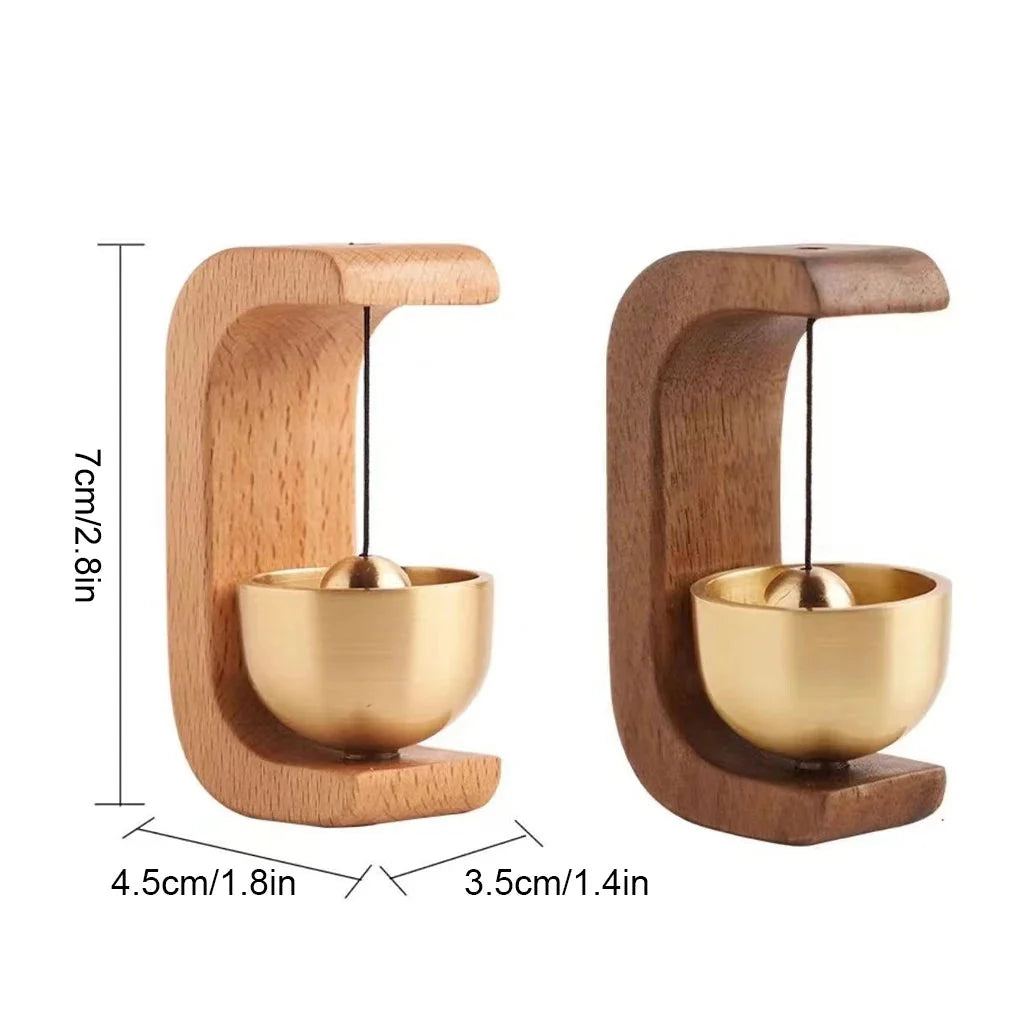 Wireless Doorbell Wooden Chime & Magnetic Mount