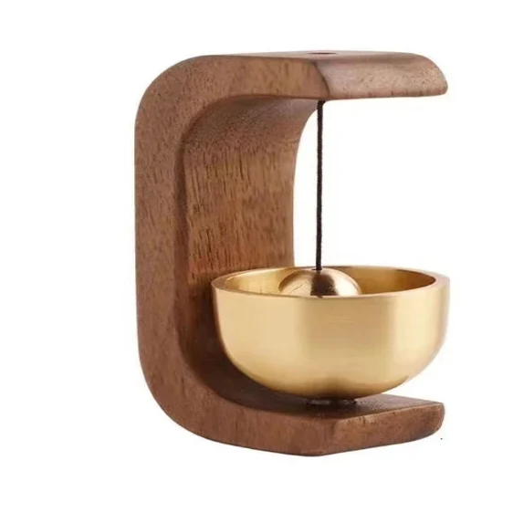 Wireless Doorbell Wooden Chime & Magnetic Mount