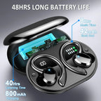 Wireless Earbuds 6 Hour Battery Secure-Fit & Lightweight