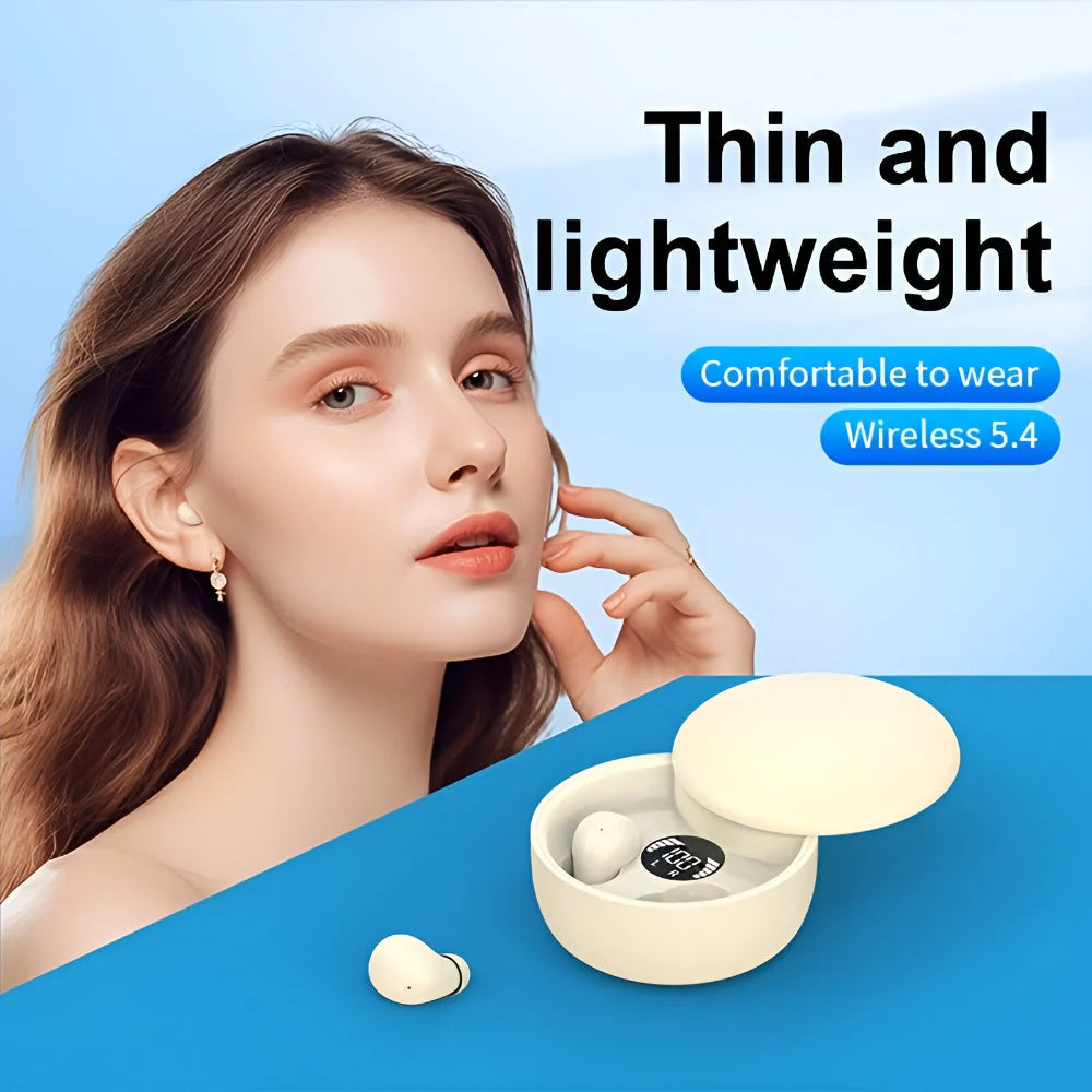 Wireless Earbuds Compact In-Ear Touch Control USB-C Case