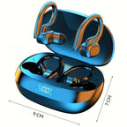 Wireless Earbuds IPX7 Waterproof Rubber Ear Hooks