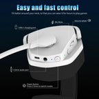 Wireless Gaming Headset ANC Adjustable Boom Mic 100h Battery