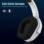Wireless Gaming Headset ANC Adjustable Boom Mic 100h Battery