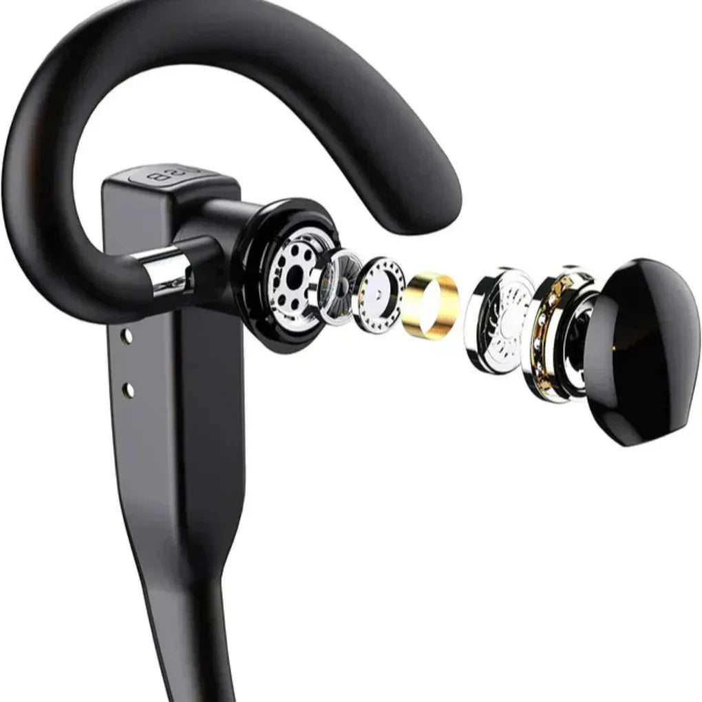 Wireless Headset Dual Microphones & Noise Cancellation