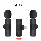 Wireless Microphone Ultra-Low Latency Noise Reduction 10 Hour Battery
