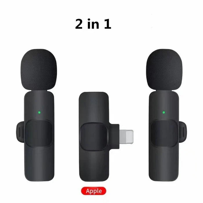 Wireless Microphone Ultra-Low Latency Noise Reduction 10 Hour Battery