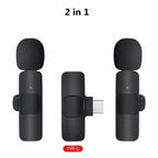 Wireless Microphone Ultra-Low Latency Noise Reduction 10 Hour Battery
