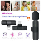 Wireless Microphone Ultra-Low Latency Noise Reduction 10 Hour Battery