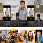 Wireless Microphone Ultra-Low Latency Noise Reduction 10 Hour Battery