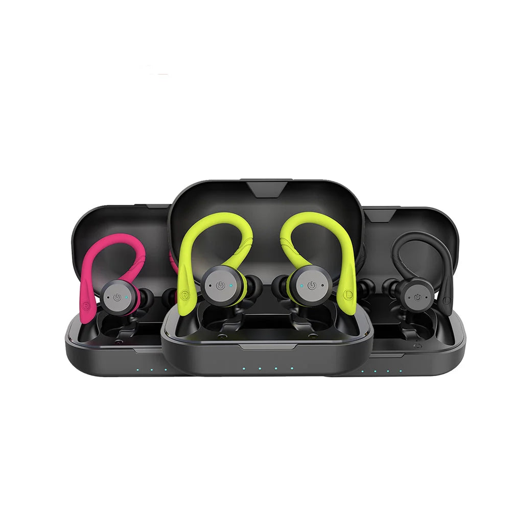 Wireless Sports Earbuds 20-Hour Battery IPX7 Ergonomic Fit