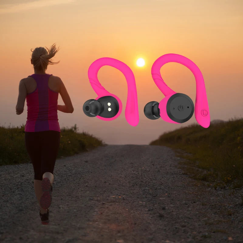Wireless Sports Earbuds 20-Hour Battery IPX7 Ergonomic Fit