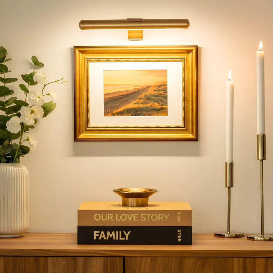 Wireless USB-Rechargeable 360° Adjustable Dimmable LED Picture Light