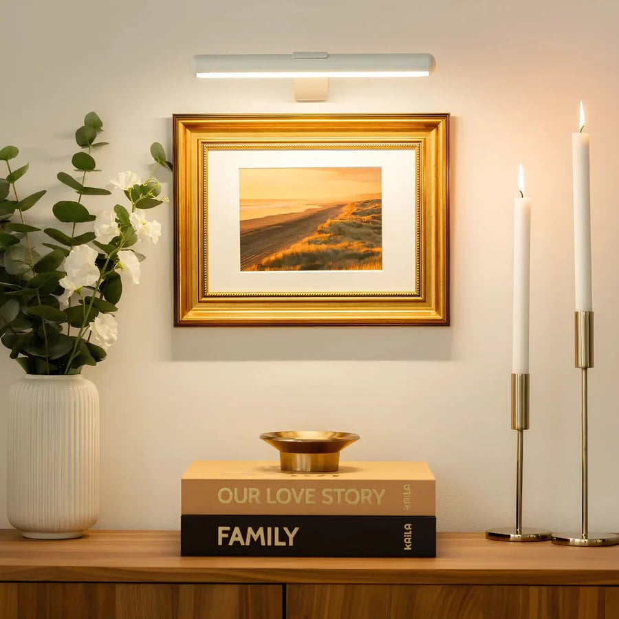 Wireless USB-Rechargeable 360° Adjustable Dimmable LED Picture Light