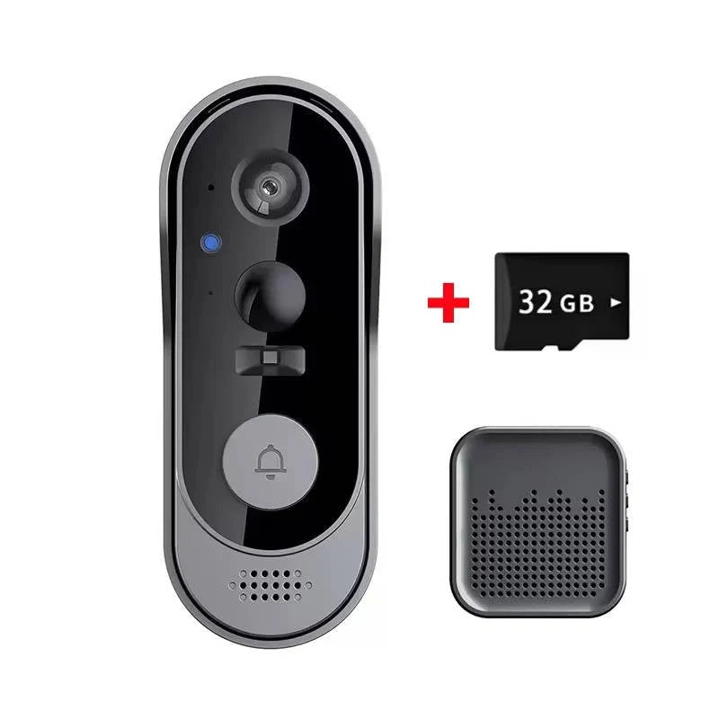 Wireless Video Doorbell HD Night Vision Two-Way Audio