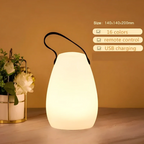 Wireless & Waterproof Multi-Color Table Lamp (USB Rechargeable)