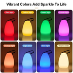 Wireless & Waterproof Multi-Color Table Lamp (USB Rechargeable)