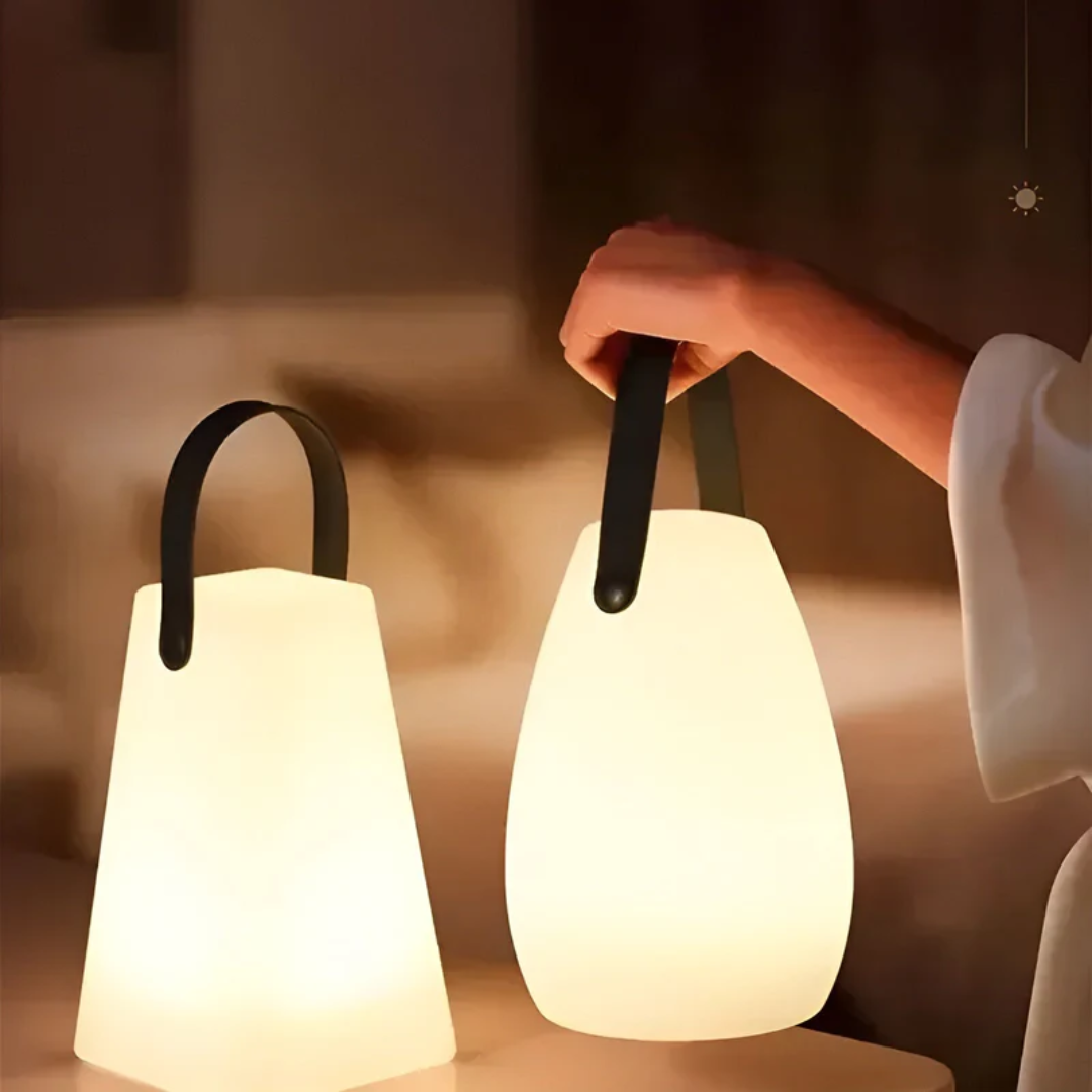 Wireless & Waterproof Multi-Color Table Lamp (USB Rechargeable)