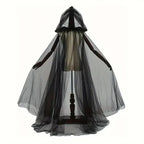 Witch Cloak Layered Tulle Adjustable Hood One Size