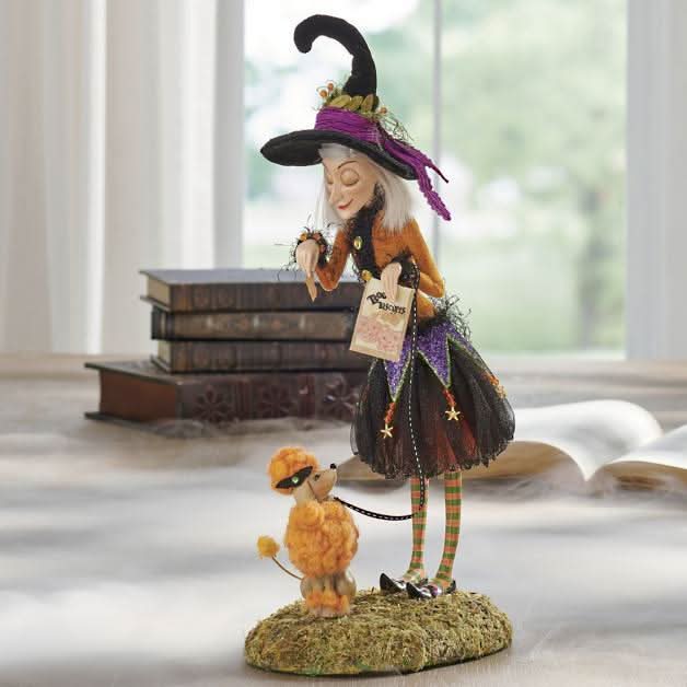 Witch Figurine Handmade Resin Multiple Characters